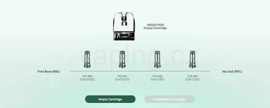 E-cigareta VooPoo ARGUS G (Racing Green) 1000mAh