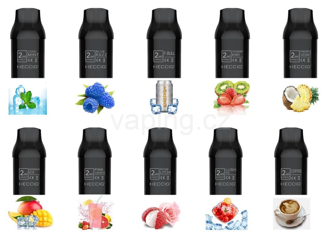 Heccig NUTRISTICK DV2 2x cartridge - LUSH ICE (ledový meloun) 15mg 