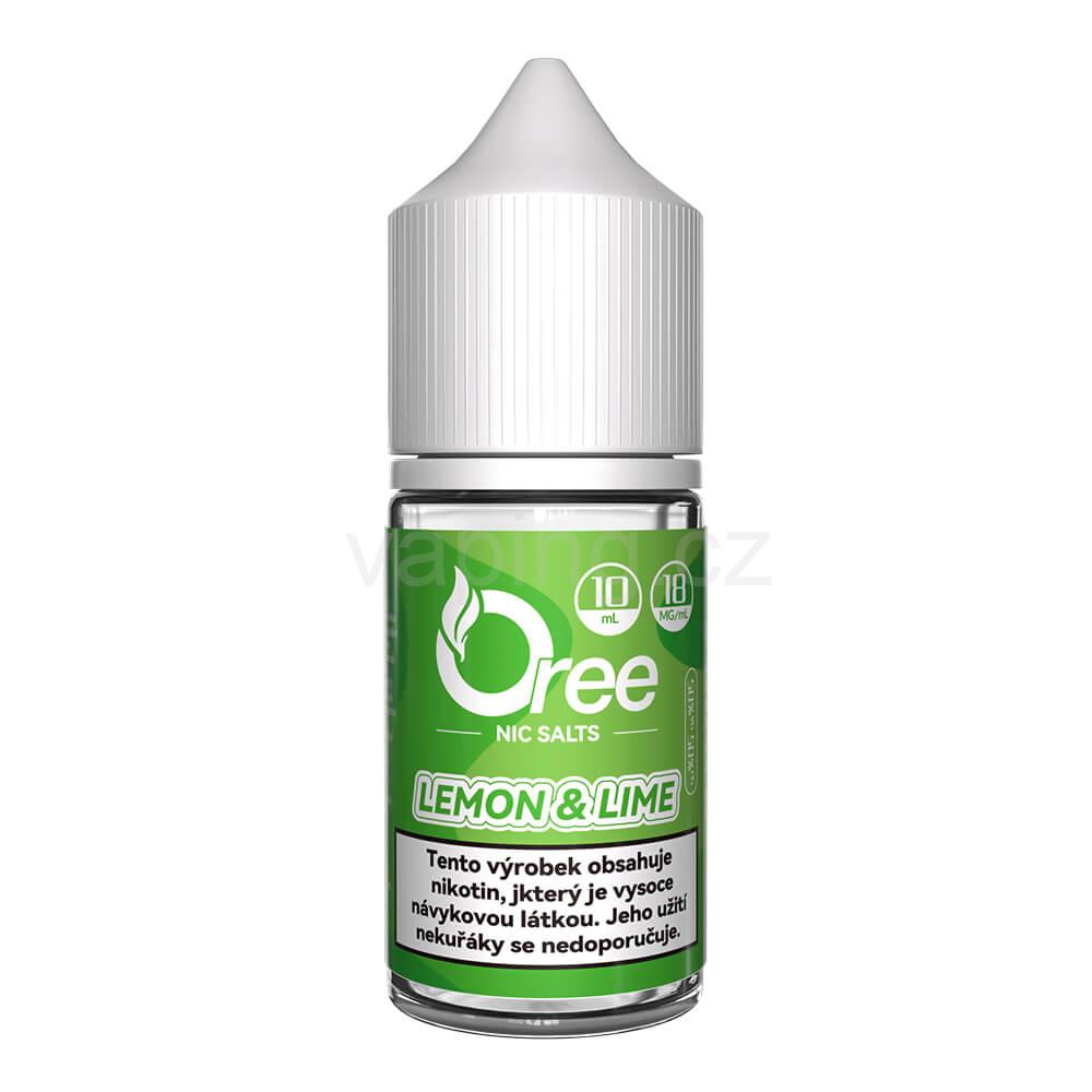 Oree Salt e-liquid 10ml Lemon & Lime 18mg