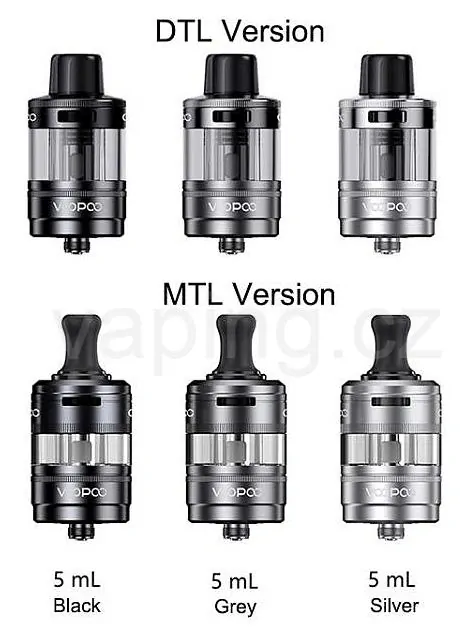 VooPoo PnP-X Pod Tank DTL (PnP X) Silver 5ml