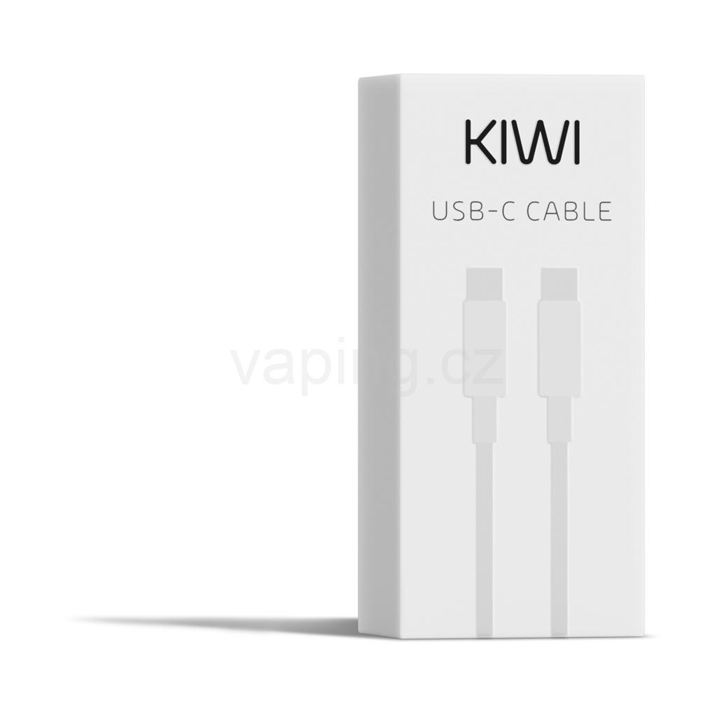 KIWI kabel nabíjecí USB-C > USB-C 100cm (bílý)