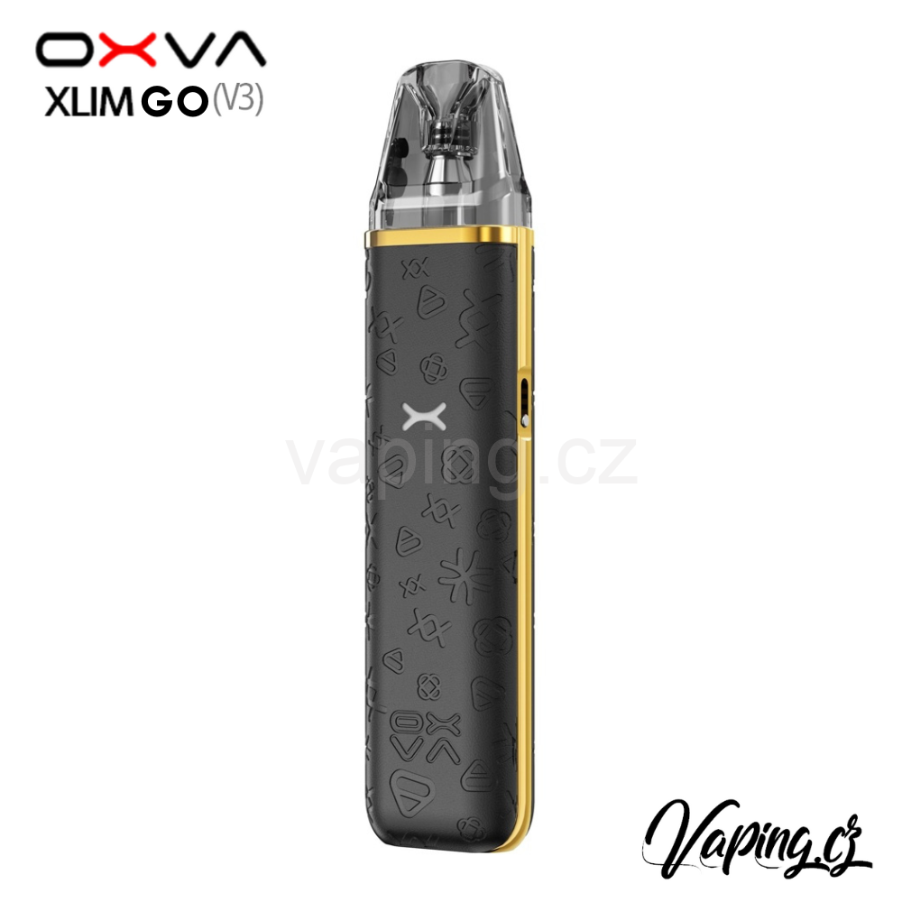 E-cigareta OXVA Xlim GO Luxury Black (luxusní černá) 1000mAh