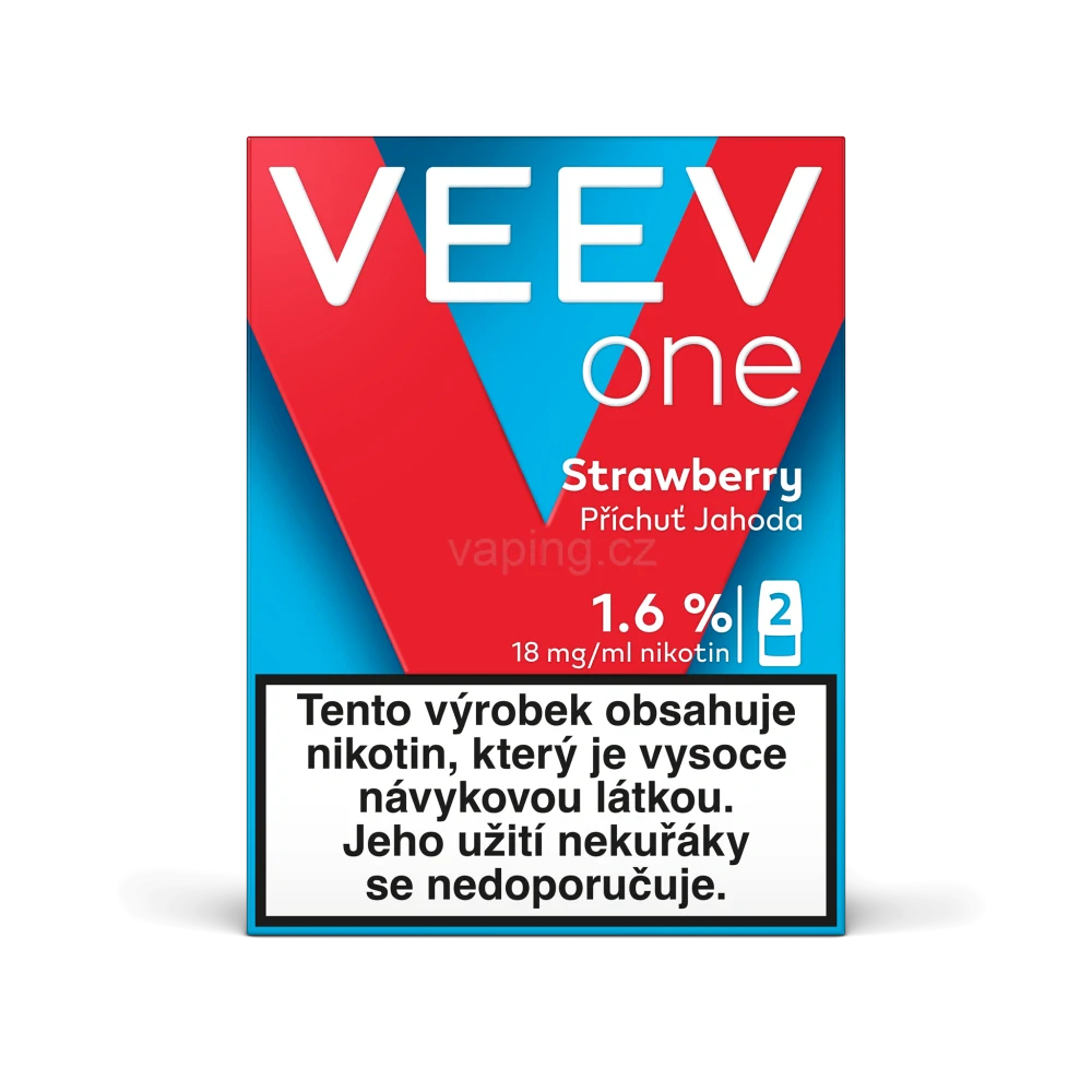 VEEV ONE náplně Strawberry 20mg - 2ks