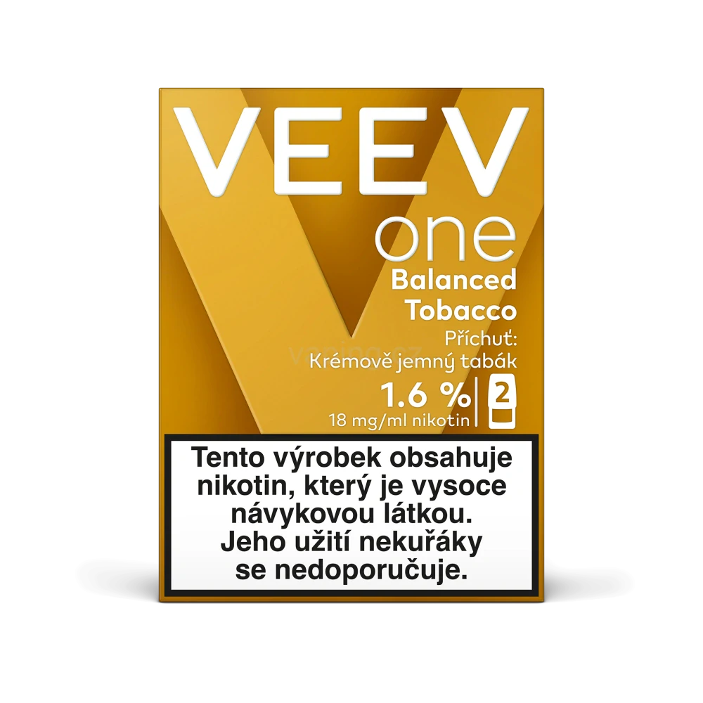 VEEV ONE náplně Balanced Tobacco 18mg - 2ks