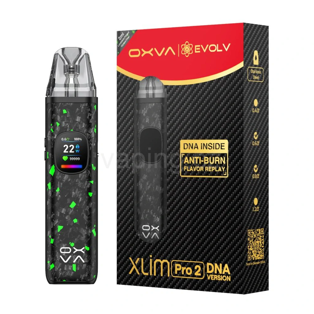 OXVA Xlim Pro 2 DNA Pod Kit (Luminous Forged Carbon Fiber)