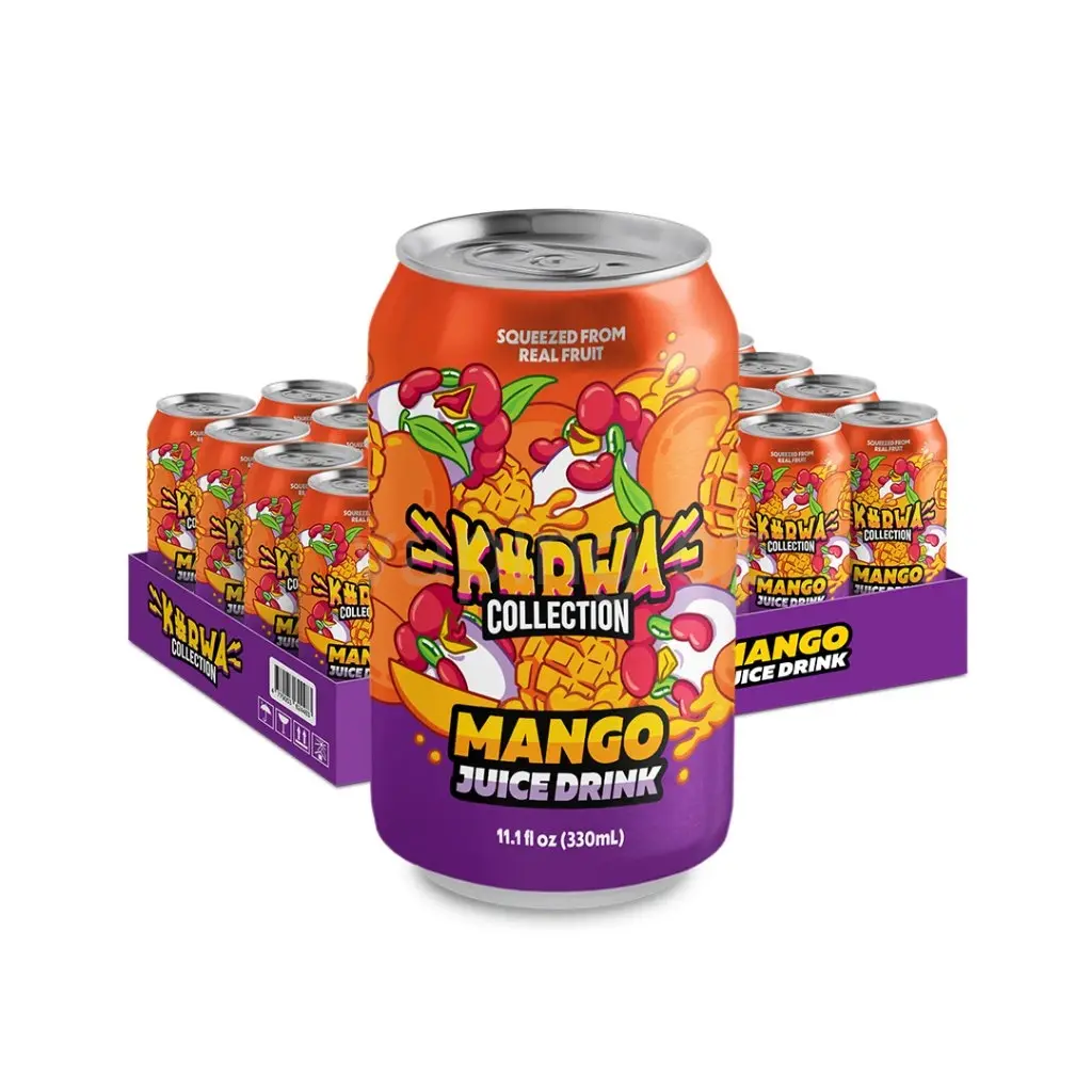 Kurwa Collection - Nealkoholický nápoj MANGO JUICE DRINK (330 ml)