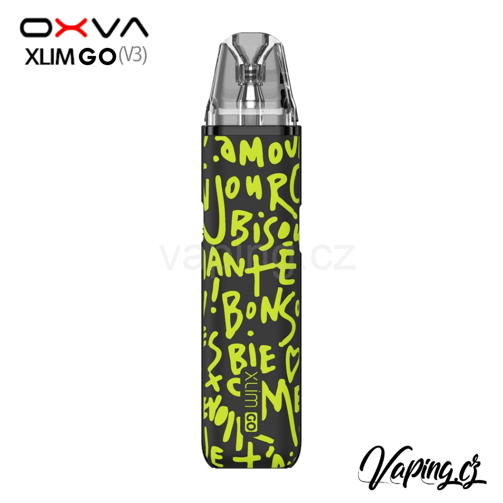 E-cigareta OXVA Xlim GO Graffiti Black (grafity černá) 1000mAh