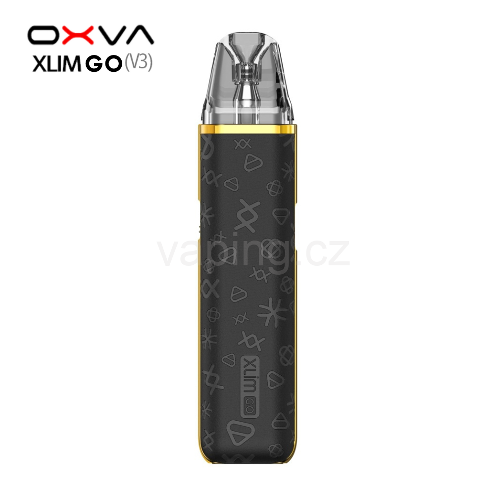 E-cigareta OXVA Xlim GO Luxury Black (luxusní černá) 1000mAh