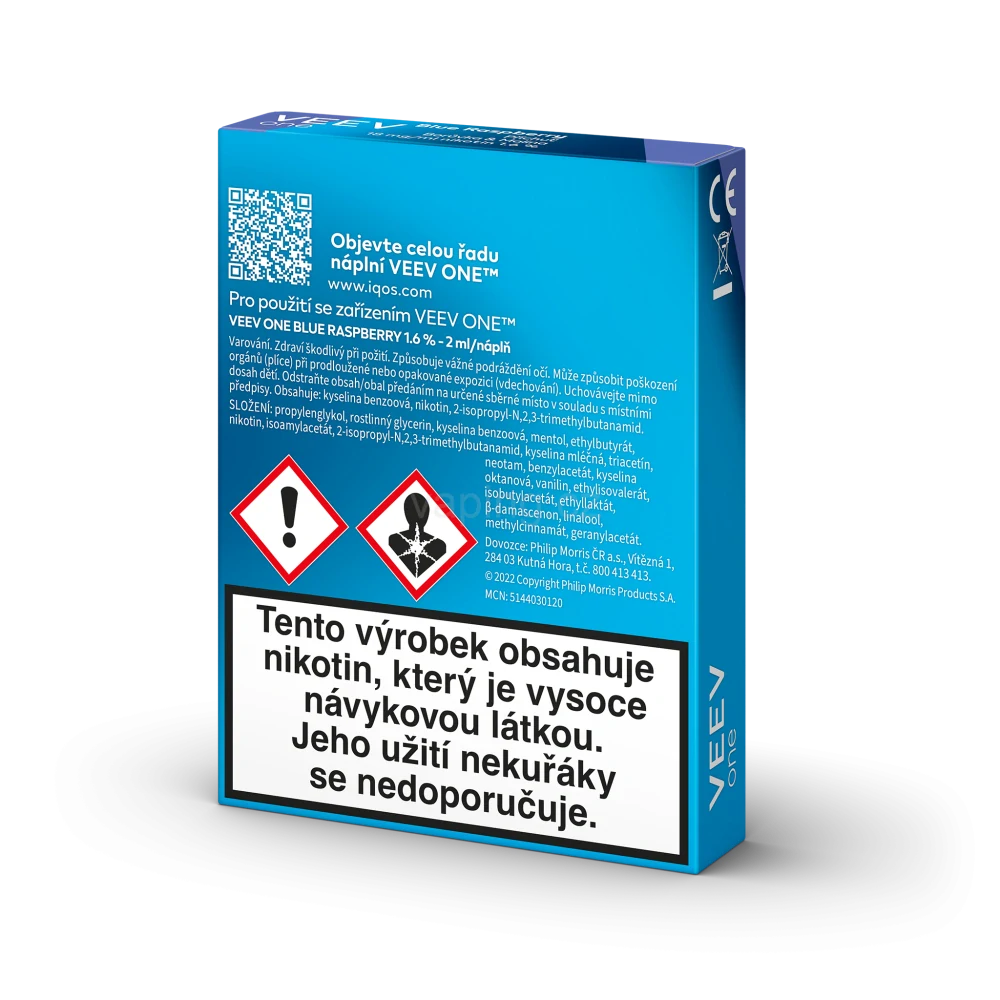VEEV ONE náplně Blue Raspberry 20mg - 2ks
