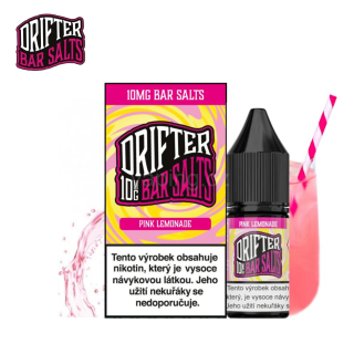 Liquid Drifter Bar Salts - PINK LEMONADE 10mg (osvěžující limonáda z červených bobulí s plátkem citronu) 10ml