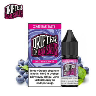 Liquid Drifter Bar Salts - SWEET BLUEBERRY ICE 20mg (sladká ledová borůka) 10ml