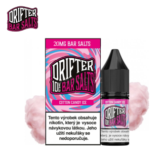 Liquid Drifter Bar Salts - COTTON CANDY ICE 20mg (ledová cukrová vata) 10ml