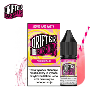 Liquid Drifter Bar Salts - PINK LEMONADE 20mg (osvěžující limonáda z červených bobulí s plátkem citronu) 10ml