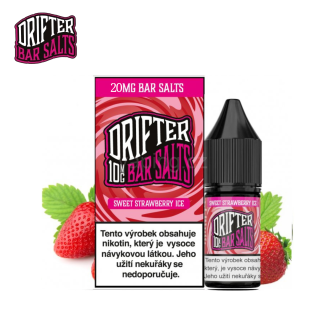 Liquid Drifter Bar Salts - SWEET STRAWBERRY ICE 20mg (sladká ledová jahoda) 10ml