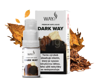 Way to Vape e-liquid DARK WAY (tabák s ořechy) 10ml/18mg