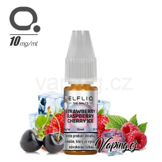ELFLIQ Salt STRAWBERRY RASPBERRY CHERRY ICE 20mg (jahoda, malina a ledová třešeň) 10ml