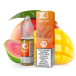 X4 Salt e-liquid - MANGO GUAVA 10ml (mango a kvajáva) 20mg