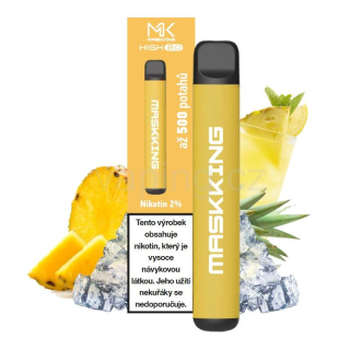 Maskking High 2.0 jednorázová e-cigareta PINEAPPLE LEMONADE (ananasová limonáda) 20mg