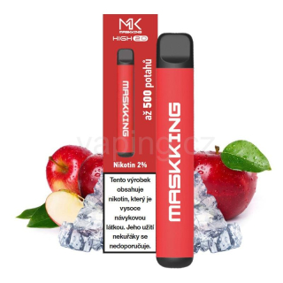 Maskking High 2.0 jednorázová e-cigareta RED APPLE (jablko) 20mg