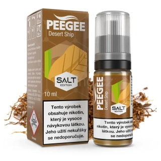 PeeGee SALT - DESERT SHIP 10ml (světlý Virginia tabák) 20mg