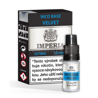 Imperia Velvet Nico Base (80VG/20PG) 5x10ml 12mg