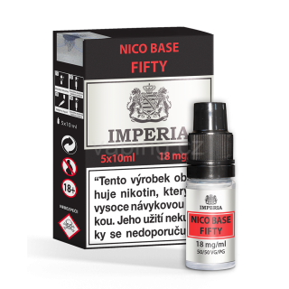 Booster báze Imperia Fifty (50/50) 5x10ml 18mg