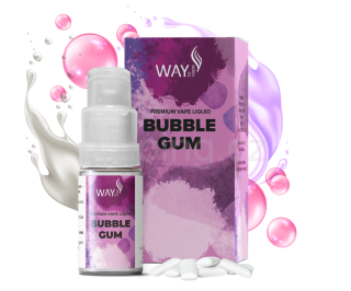 Way to Vape e-liquid BUBBLE GUM (žvýkačka) 10ml/0mg