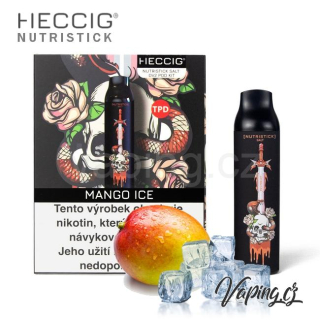 Heccig NUTRISTICK DV2 start kit - MANGO ICE (ledové mango) 15mg 