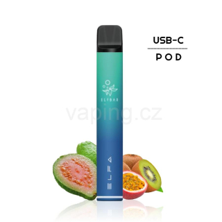 ELFA Elfbar USB Start Kit - KIWI PASSION FRUIT GUAVA (kiwi, marakuja a guava) 20mg 