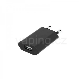 GvG Pro AC nabíjecí adaptér 220V -> USB-A (černý) 1A