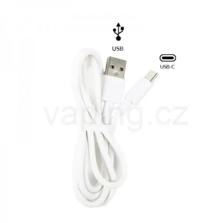 USB kabel nabíjecí 5A USB-A > USB-C (1,0m) bílá