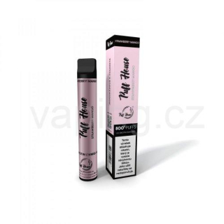 Jednorázová e-cigareta Puff House STRAWBERRY MANGO (16mg)
