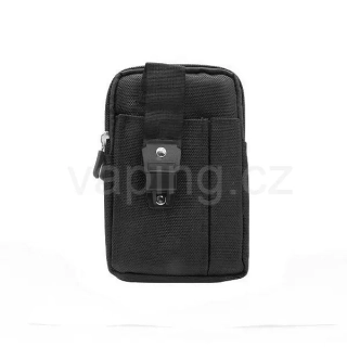 Fumytech Bag ochrané pouzdro na zip s poutkem na opaseka a karabinou 17,5x11,5cm (černé)