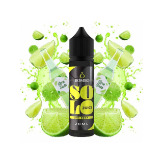 BOMBO Solo Juice aroma LIME SODA (osvěžující limetková limonáda) 60/15ml