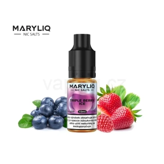 MARYLIQ Salt TRIPLE BERRY ICE 20mg (mix lesních plodů)