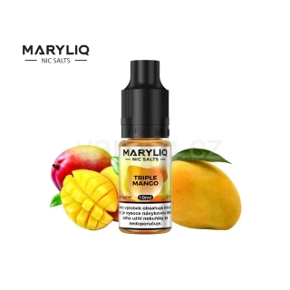 MARYLIQ Salt TRIPLE MANGO 20mg (chladivé mango)