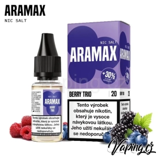 ARAMAX Salt Nic - BERRY TRIO 10ml (bobulovitá směs) 20mg
