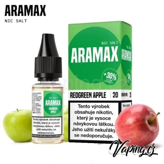 ARAMAX Salt Nic - REDGREEN APPLE 10ml (červené a zelené jablko) 20mg