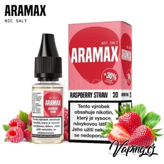 ARAMAX Salt Nic - RASPBERRY STRAW 10ml (malina a jahoda) 20mg