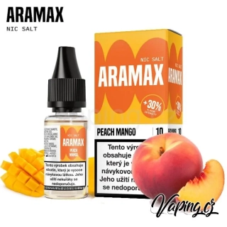 ARAMAX Salt Nic - PEACH MANGO 10ml (broskev a mango) 10mg