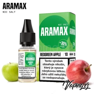 ARAMAX Salt Nic - REDGREEN APPLE 10ml (červené a zelené jablko) 10mg