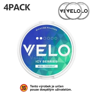 VELO BERRY ICY BERRIES MINI + 3 další (celkem 4ks)