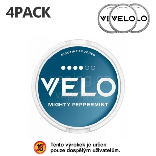 VELO MIGHTY PEPPERMINT + 3 další (celkem 4ks)