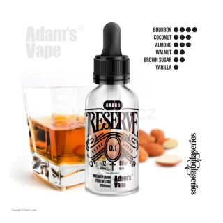 Aroma Adams Vape - Grand Reserve (bourbon, ořechy, kokos a vanilka) 60/10ml