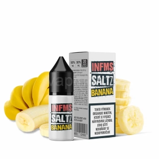 E-liquid INFMS Saltz BANANA (banán) 10ml / 20mg