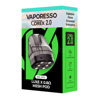 Náhradní cartridge Vaporesso LUXE X COREX 2.0 (0,8ohm) 2ks
