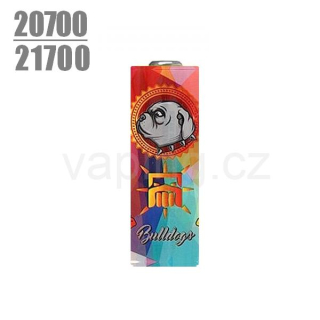 Smršťovací folie pro baterie 20700 / 21700 s potiskem (Bulldogs)