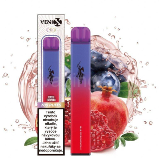 Venix Pro jednorázová e-cigareta BLUE POM-X (borůvka, granátové jablko) 16mg