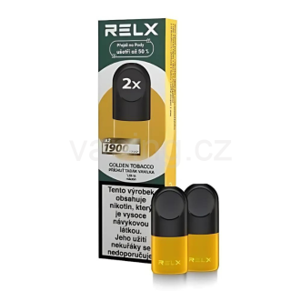 RELX náhradní POD Golden Tobacco (tabák s vanilkou) 1,9ml/18mg