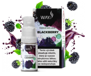 Way to Vape e-liquid BLACKBERRY (ostružina) 10ml/6mg